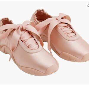USED JW PEI Flavia Ballerina Sneakers Pink US 11/ EU 42 See Photos for Condition